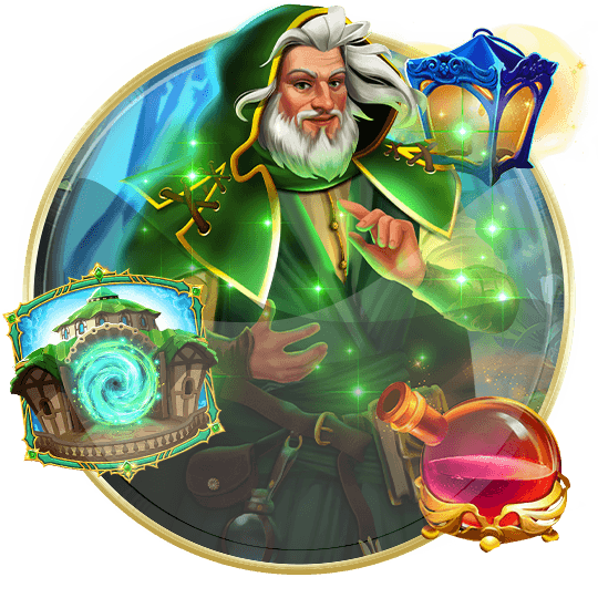 Fire Blaze: Green Wizard