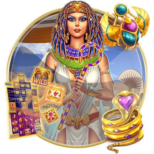 Queen of the Pyramids: Mega Cash Collect